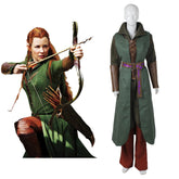 Immerse in Middle Earth with the Halloweez Tauriel Cosplay Costume from The Hobbit: Desolation of Smaug - Halloweez